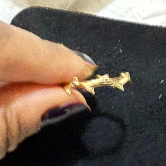 Authentic Dru Crown of Thorns Diamond and 14k Yellow Gold Ring Size 6 - Picture 2 of 4